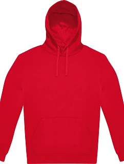 B&C ID.223 Hoodie Unisex mikina s kapucí 01.I223 red