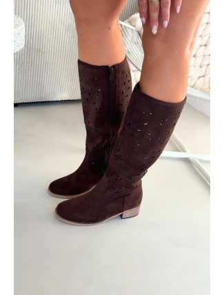 Ažurové kozačky  model 222525 Step in style