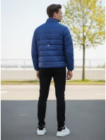 FashionStreet pánská tmavě modrá prošívaná bunda TX4446