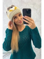 Dámská čepice Ofelia K349 beige Dámská čepice Ofelia K349 beige