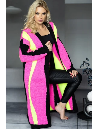 Svetr na zapínání model 171306 PeeKaBoo Svetr na zapínání model 171306 PeeKaBoo