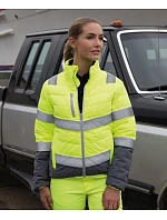 Result R 325F Dámská bezpečnostní bunda 30.325F fluorescent yellow/grey