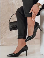 Dámské jehlové boty FEMILONE na středním podpatku černé FashionStreet ZY0735