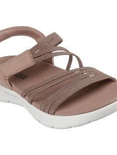 Dámské sandály Skechers GO WALK FLEX SANDAL EMMA 141473 TAN
