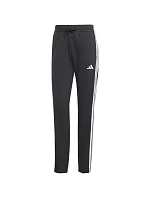 Dámské kalhoty adidas Essentials 3-Stripes French Terry Cuffed, černé, JD5302