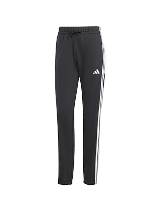 Dámské kalhoty adidas Essentials 3-Stripes French Terry Cuffed, černé, JD5302