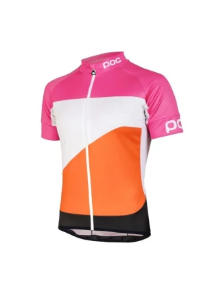 POC Bike SS Jersey Pink/White/Orange 52849-8425