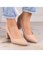 Dámské lodičky Sergio Leone v tělové barvě PB414