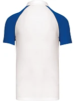 Kariban K 226 Baseballové piqué polo 20.K226 white/light grey/royal blue Kariban K 226 Baseballové piqué polo 20.K226 white/light grey/royal blue