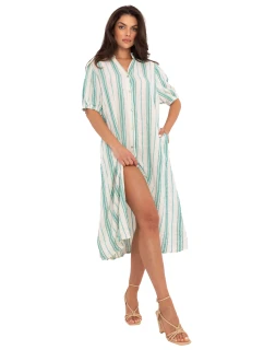 Šaty TW SK BI 2451.84 bílá zelená