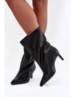 Boty na podpatku  model 216964 Step in style