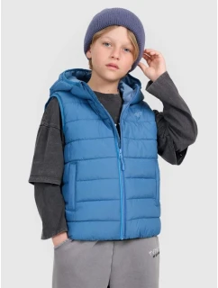 Chlapecké péřové tričko bez rukávů se syntetickou výplní 4F 4FJRAW25TVJAM324-32S