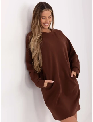 MJ SK šaty H4210.66 hnědé