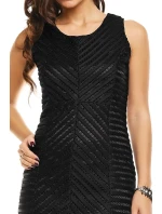 Dámské značkové šaty moderní AIKHA krátké černé - Černá - Aikha