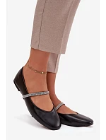 Dámské baleríny 2732 Ilirene černé - Sweet Shoes