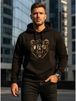 Pánská mikina s kapucí bear black FashionStreet NX0041B