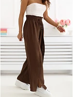 Kalhoty CS SP XYS3375.03 tmavě hnědé