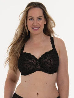 Bobette podprsenka s kosticí Full Cup 5289 black - RosaFaia