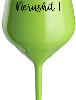NERUSHIT! - zelená nerozbitná sklenice na víno 470 ml
