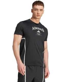 Pánské tričko adidas Designed for Training Legacy Heritage Tee black KA5284 pánské