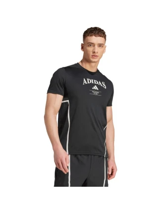 Pánské tričko adidas Designed for Training Legacy Heritage Tee black KA5284 pánské Pánské tričko adidas Designed for Training Legacy Heritage Tee black KA5284 pánské