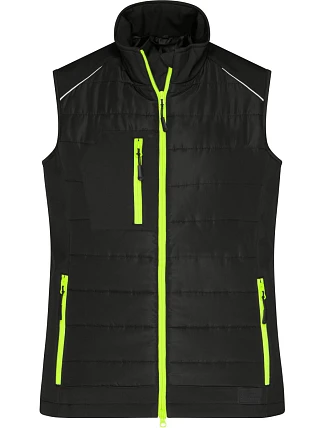 Daiber JN 1821 Dámská hybridní vesta 02.1821 black/neon yellow Daiber JN 1821 Dámská hybridní vesta 02.1821 black/neon yellow