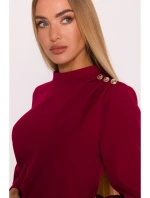 M879 Kombinéza se stojáčkem - bordó