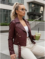 Dámská bunda z ekokůže na zip ramones FashionStreet TY5649