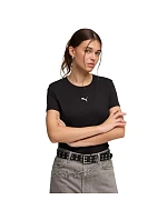 Dámské tričko Puma Ess Centered Cat Logo Tee, černé, 692916 01