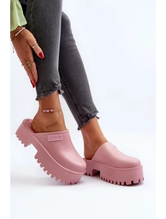 Dámské nazouváky / pantofle NN274020 model 194119 Světle růžová - Big Star Dámské nazouváky / pantofle NN274020 model 194119 Světle růžová - Big Star