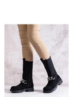 Boty na podpatku model 205040 Solea Boty na podpatku model 205040 Solea