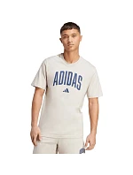 Pánské tričko adidas Collegiate Lineage beige JM6415 pánské