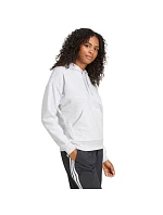 Dámská mikina adidas Essentials Small Logo Feel Cozy světle šedá JN1853