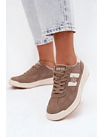 Dámské Sportovní Boty Sneakers Big Star UU274025 Tmavá béžová Dámské Sportovní Boty Sneakers Big Star UU274025 Tmavá béžová