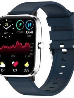 GIEWONT Dynamic SmartCall Smartwatch GW230-4 - Stříbrná/Hluboký oceán