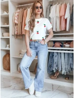 Dámské tričko CHERETTE bílé FashionStreet RY2848