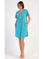 Dámské domácí šaty s krátkým rukávem Vanda