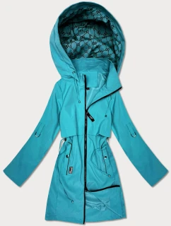 Prosta kurtka damska na podszewce Goodlookin niebieska (KK60409-3#)