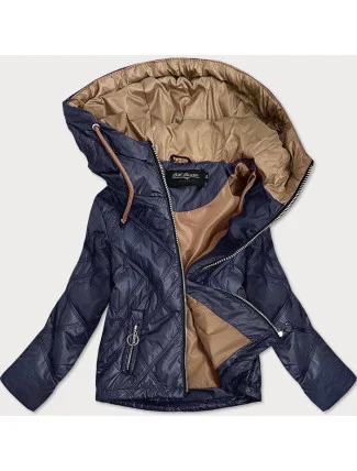 Tmavě modrá lehká dámská bunda (BH2004) Tmavě modrá lehká dámská bunda (BH2004)