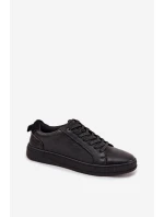 Pánské kožené tenisky Lee Cooper – černé