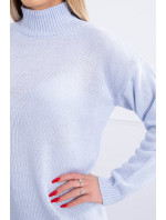 Poloviční svetr s rolákem modrý