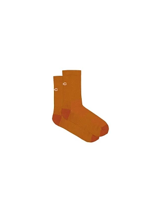 Cyklistické ponožky POC Cadence Road Socks, hnědé
