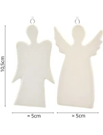 SADA DVOU DIY andělských přívěsků 5x0,5x10,5 cm