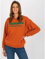 Dámská mikina MA BL 2205020 mikina.28P tmavě oranžová - FPrice