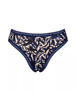 Dámské kalhotky GO Crush High leg C3P - BLUE - modré M008 - SLOGGI Dámské kalhotky GO Crush High leg C3P - BLUE - modré M008 - SLOGGI