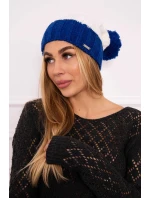 Paris fleecová čepice K212 ecru+chabra Paris fleecová čepice K212 ecru+chabra