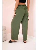 Dámské kalhoty 5878 khaki - Kesi