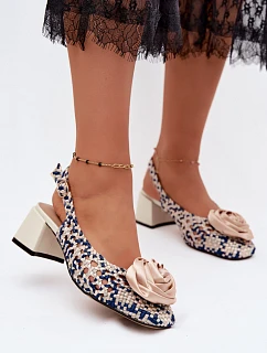 Sandály na podpatku model 229261 Step in style
