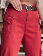 Dámské pytlovité kalhoty GOTRENDI bordó FashionStreet UY2526