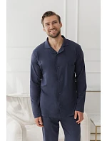 Pyžamo Taro 3666 Arturo, dlouhé rukávy, velikosti 3XL–4XL, Z26, rozepínací Pyžamo Taro 3666 Arturo, dlouhé rukávy, velikosti 3XL–4XL, Z26, rozepínací